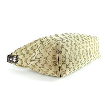 Gucci Monogram Canvas Large Hobo Bag