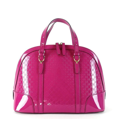 Gucci Nice Small MicroGuccissima Patent Leather Bag
