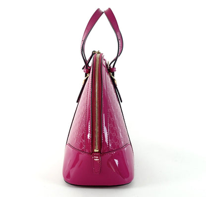 Gucci Nice Small MicroGuccissima Patent Leather Bag
