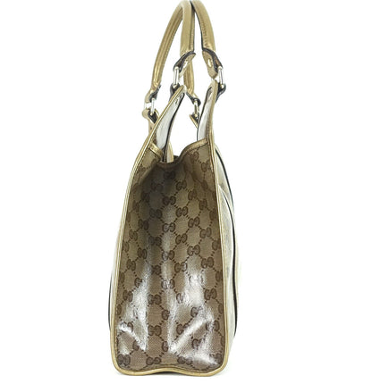 Gucci Jackie O Crystal Monogram Coated Canvas Bag