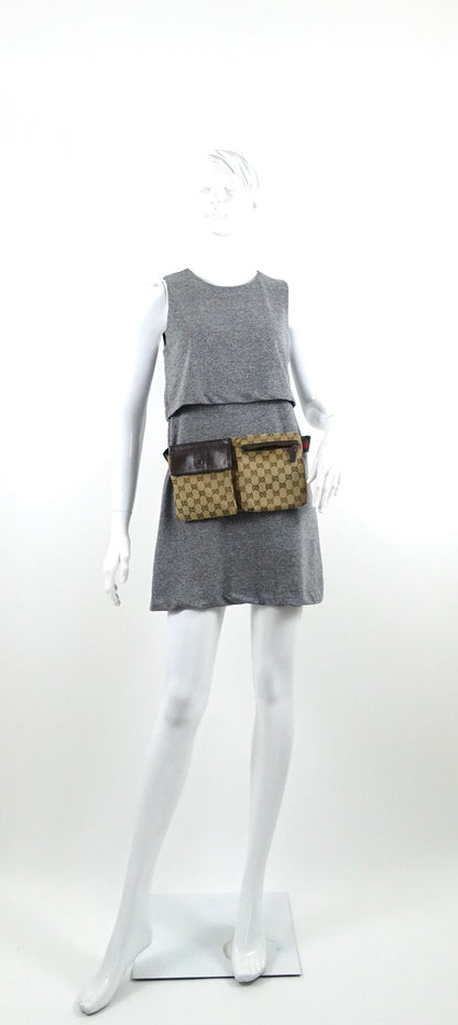 Gucci Monogram Canvas Belt Bag