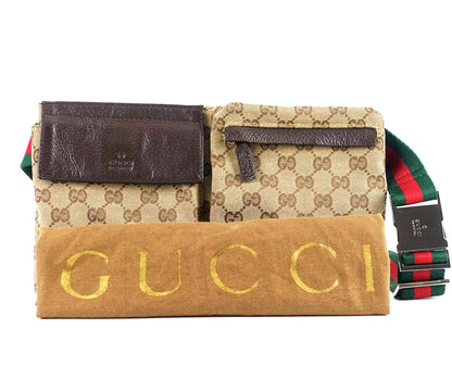Gucci Monogram Canvas Belt Bag
