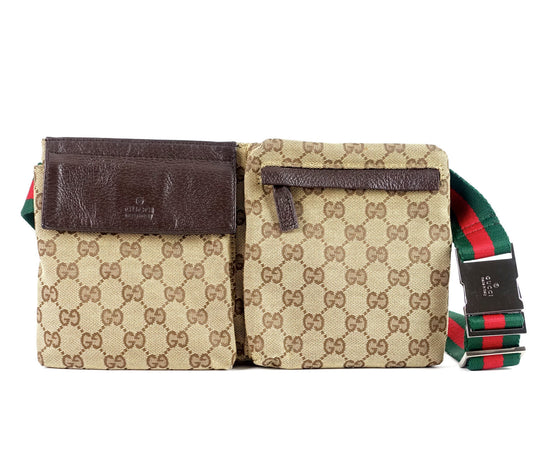 Gucci Monogram Canvas Belt Bag
