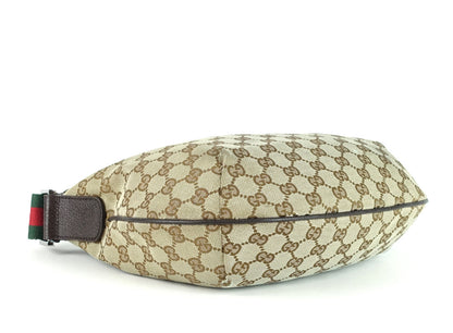 Gucci Monogram Canvas Hobo Bag