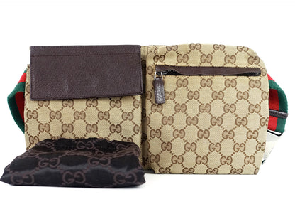 Gucci Monogram Canvas Belt Bag