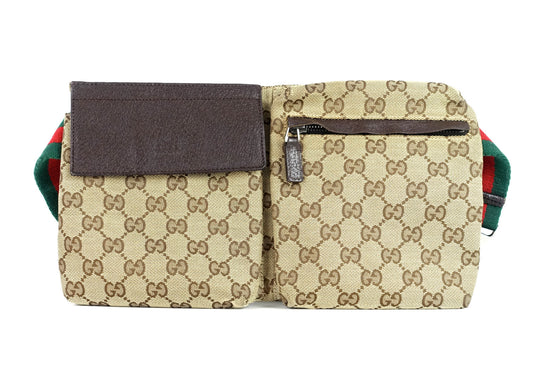 Gucci Monogram Canvas Belt Bag