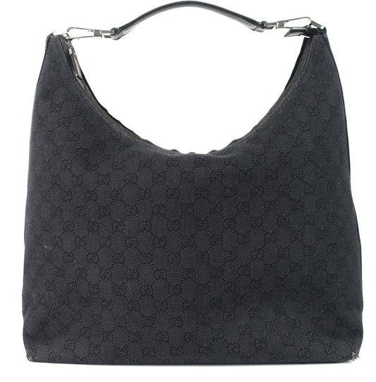 Gucci Monogram Canvas Hobo Bag