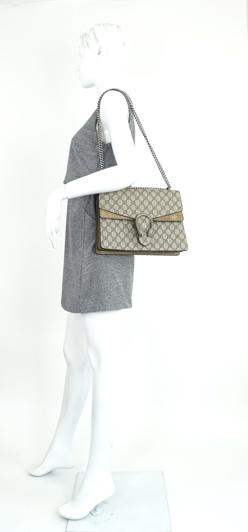 Gucci Dionysus Supreme Monogram Canvas Medium Bag