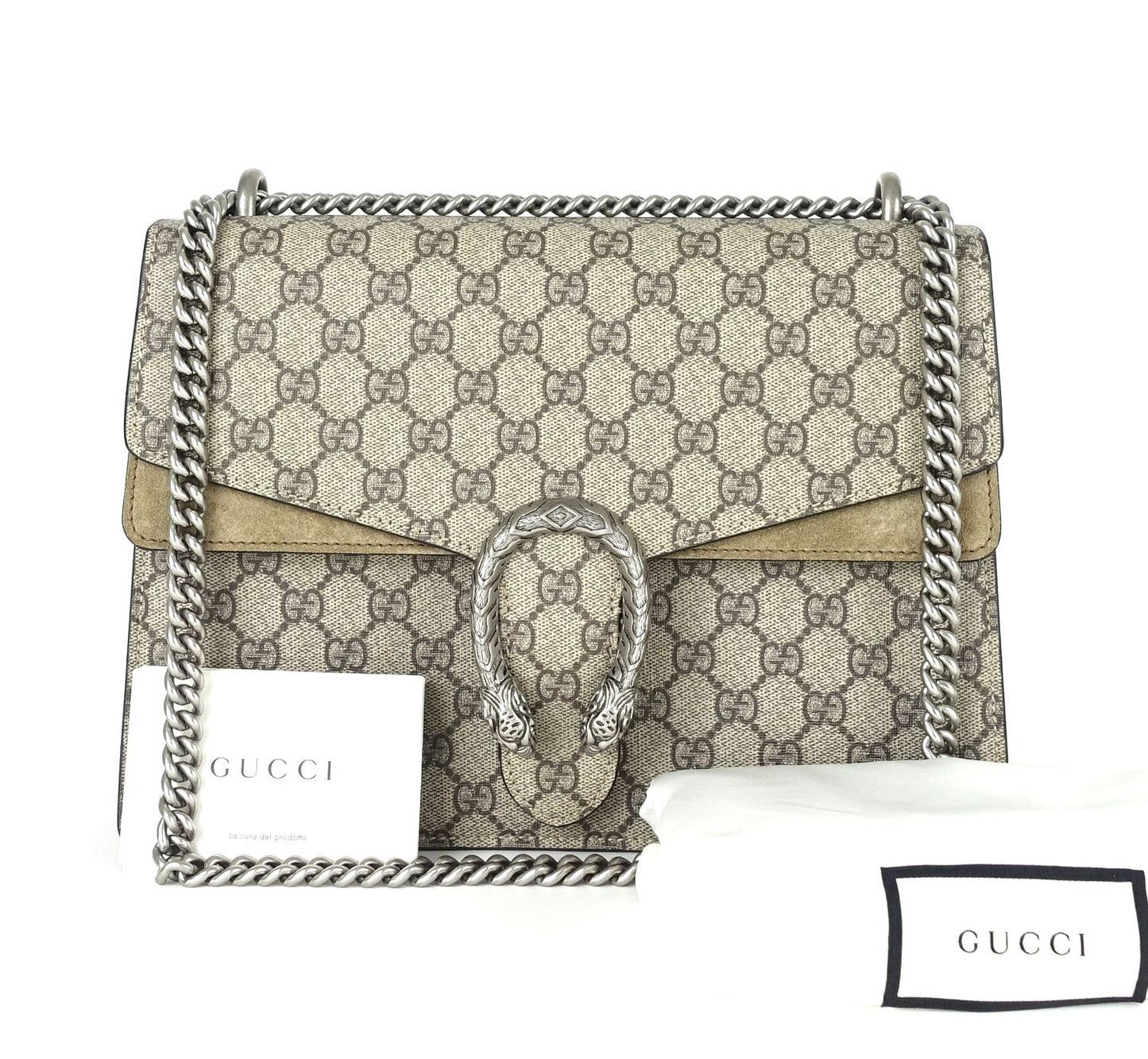Gucci Dionysus Supreme Monogram Canvas Medium Bag