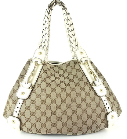 Gucci Pelham Monogram Canvas Hobo Bag