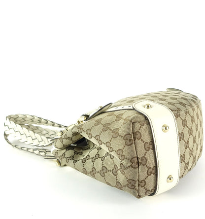 Gucci Pelham Monogram Canvas Hobo Bag