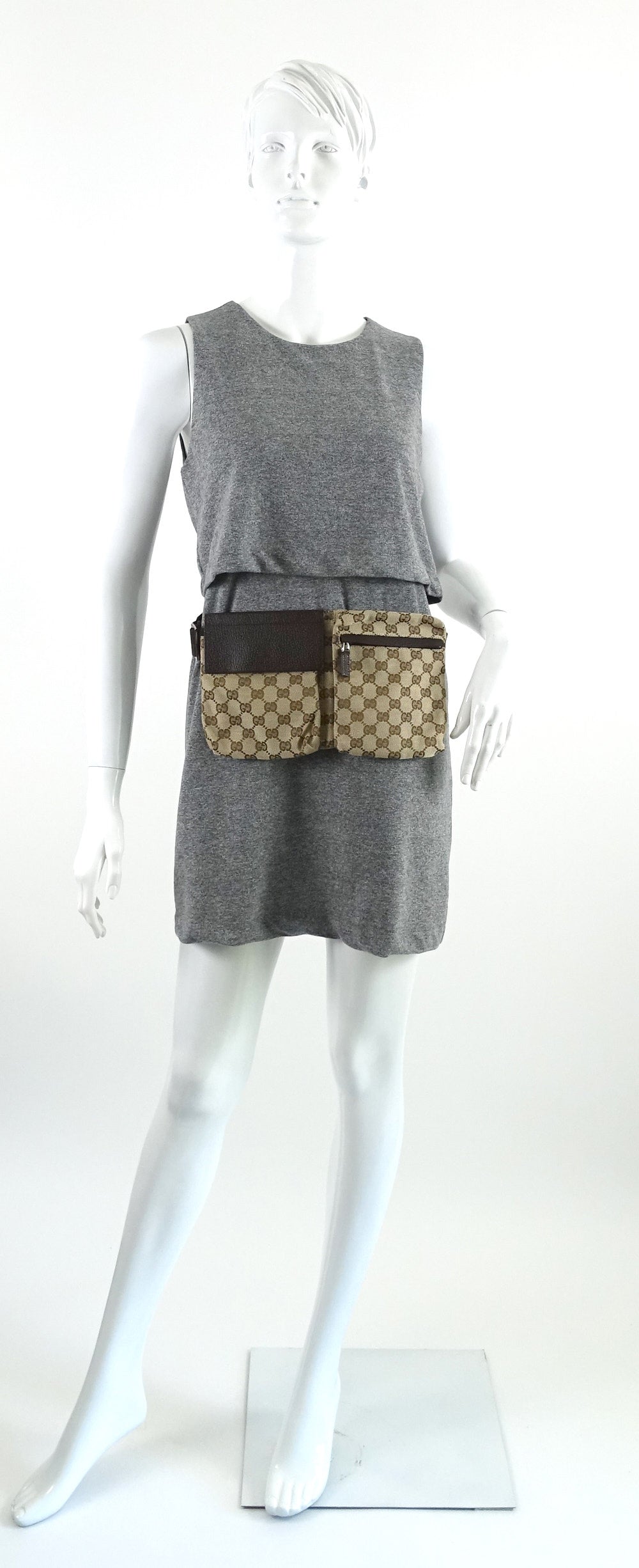 Gucci Monogram Canvas Belt Bag