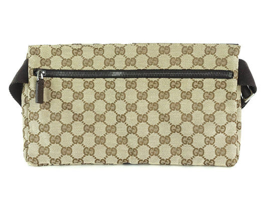 Gucci Monogram Canvas Belt Bag