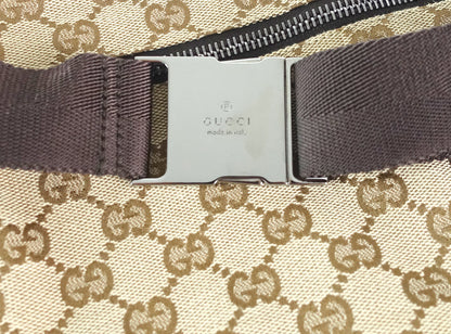 Gucci Monogram Canvas Belt Bag