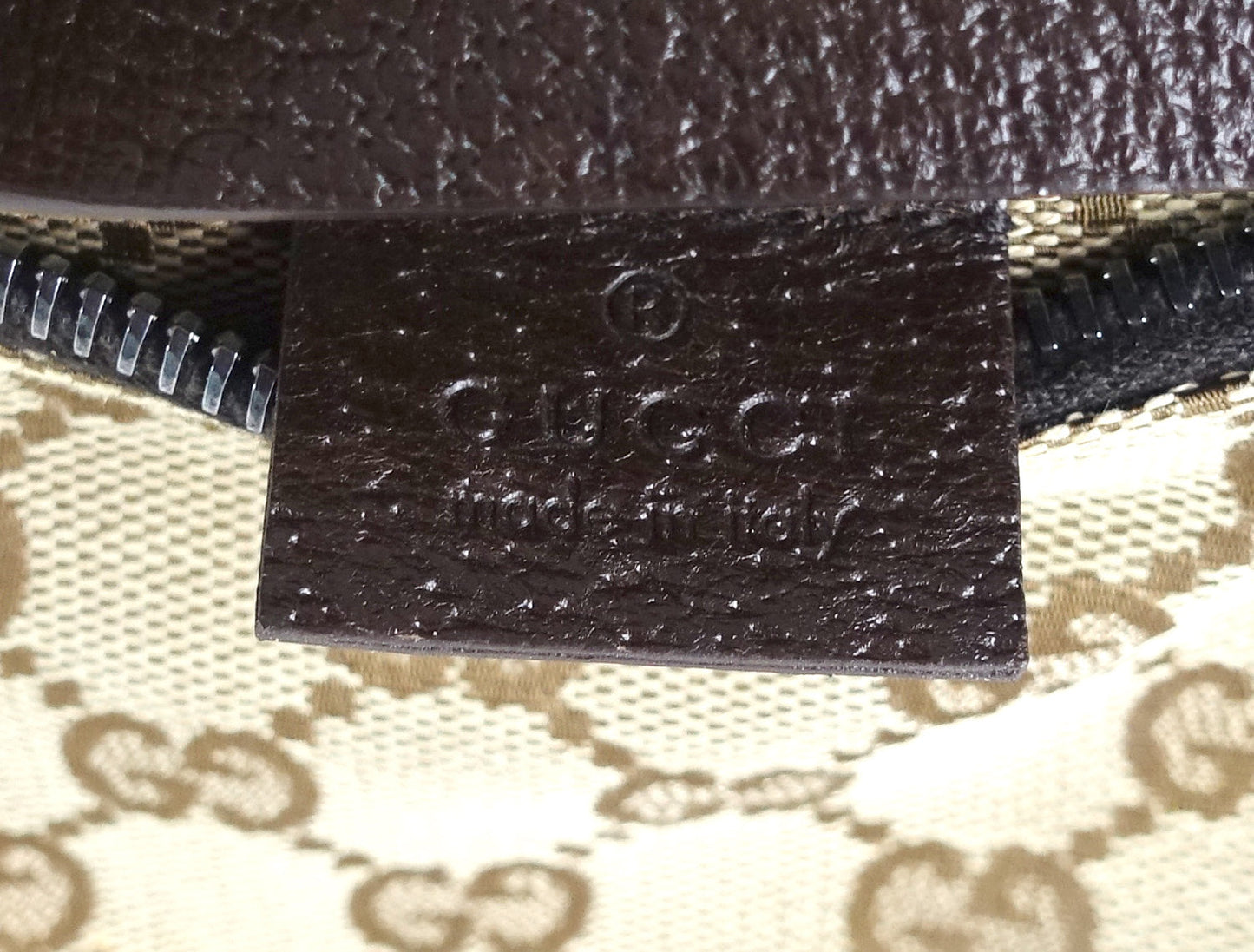 Gucci Monogram Canvas Belt Bag