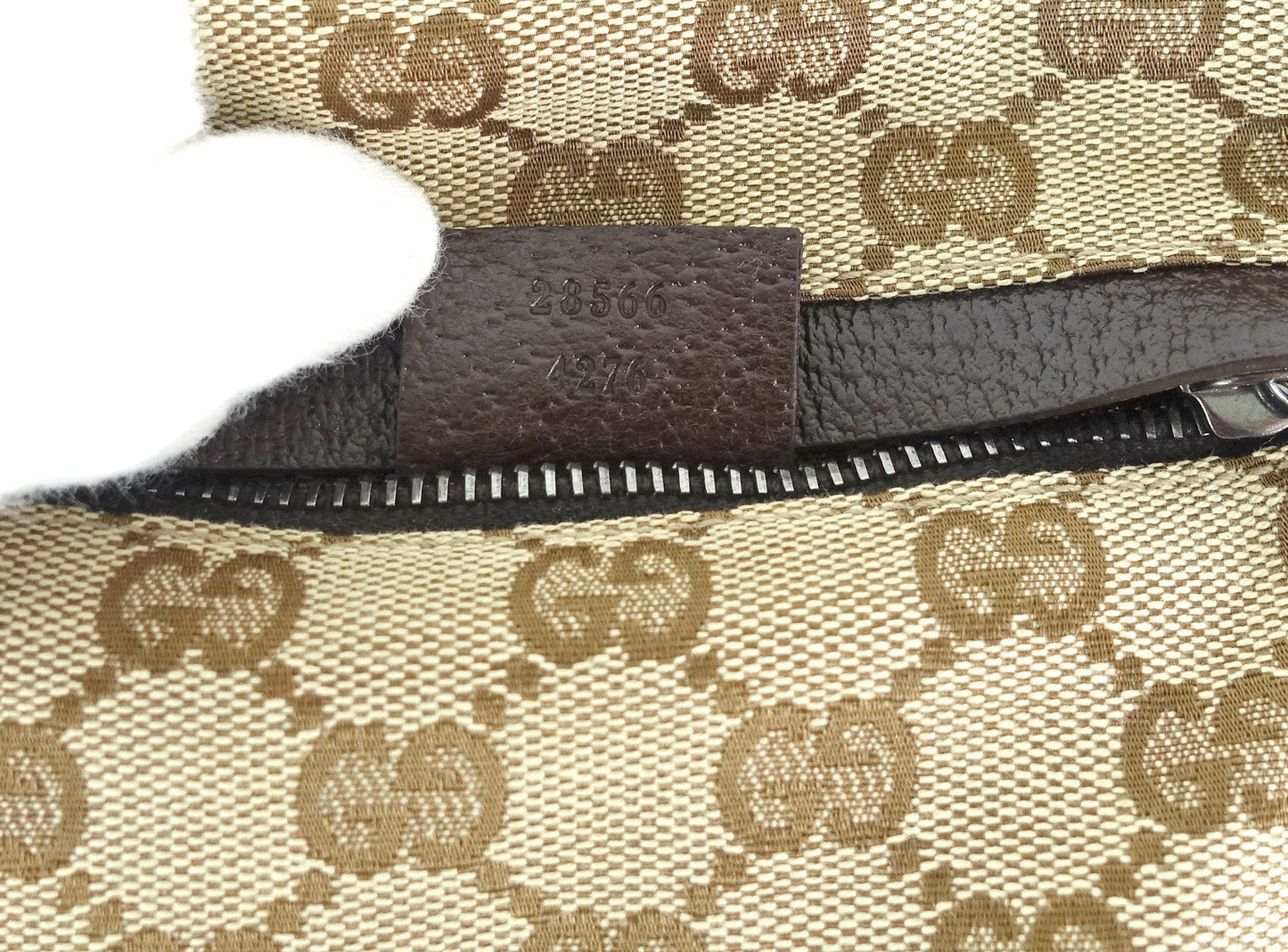 Gucci Monogram Canvas Belt Bag