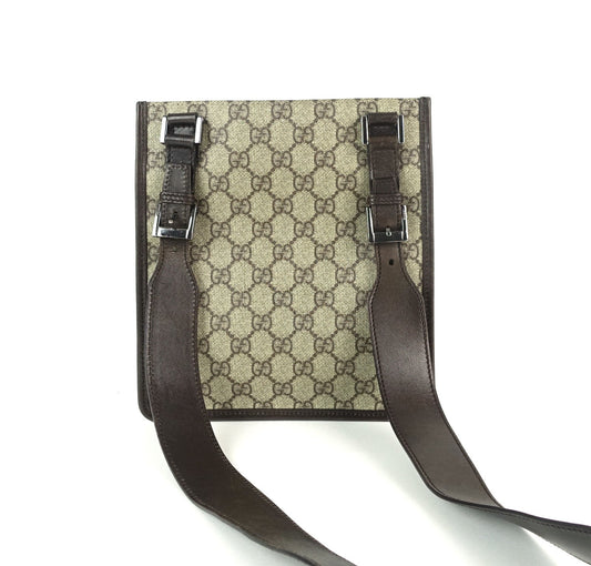 Gucci Supreme Monogram Canvas Messenger Bag