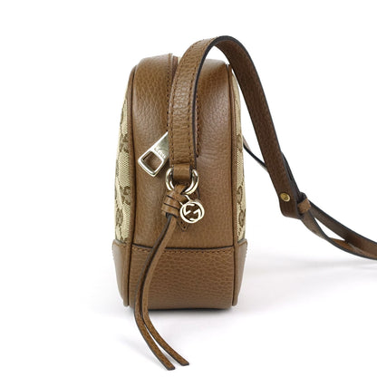 Gucci Bree Monogram Canvas Messenger Bag