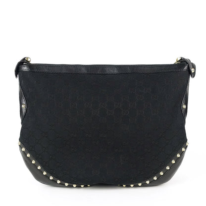 Gucci Pelham Web Monogram Canvas Hobo Bag