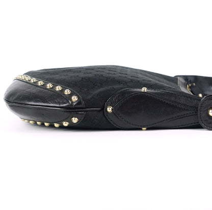 Gucci Pelham Web Monogram Canvas Hobo Bag