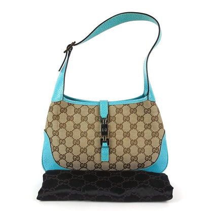 Gucci Jackie Monogram Canvas Shoulder Bag