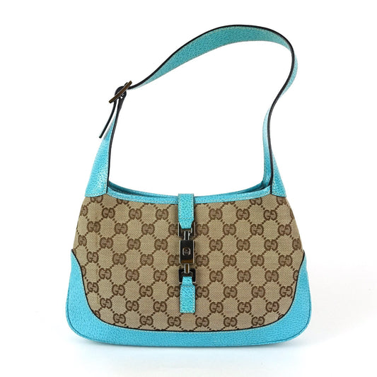 Gucci Jackie Monogram Canvas Shoulder Bag