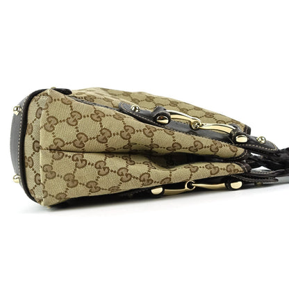 Gucci Pelham Monogram Canvas Hobo Bag