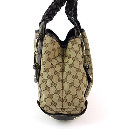 Gucci Pelham Monogram Canvas Hobo Bag