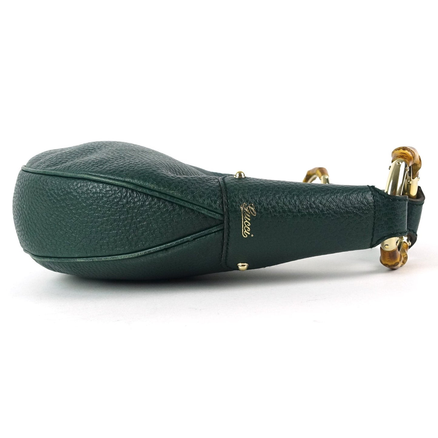 Gucci Leather Bamboo Ring Hobo Bag