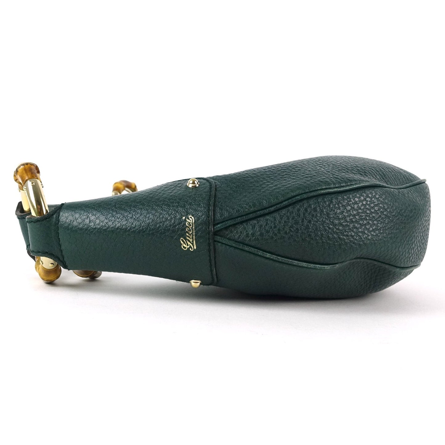 Gucci Leather Bamboo Ring Hobo Bag