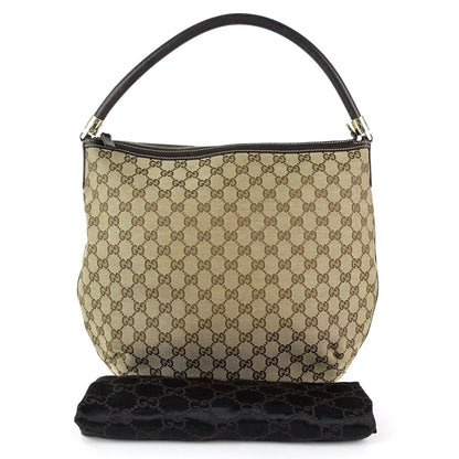 Gucci Monogram Canvas Hobo Bag