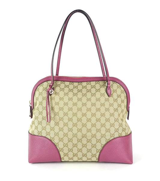Gucci Bree Monogram Canvas Medium Handbag