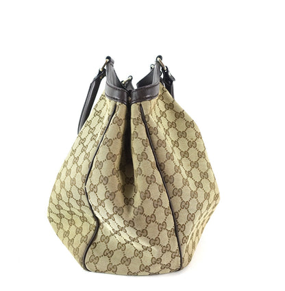 Gucci Sukey Monogram Canvas Large Tote Bag