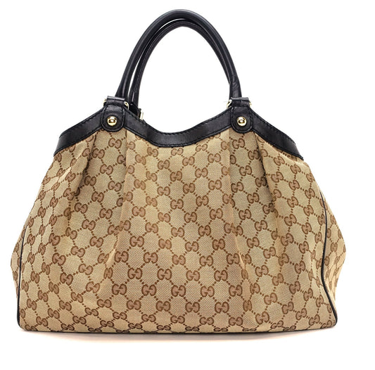 Gucci Sukey Monogram Canvas Medium Tote Bag