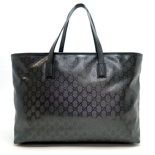 Gucci Monogram Imprime Coated Canvas Bag