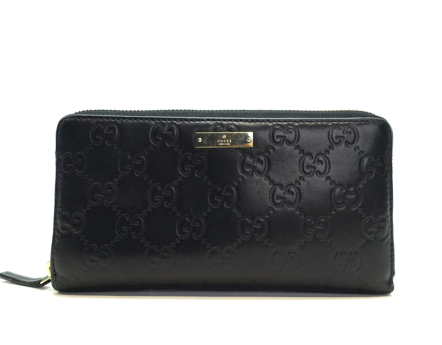 Gucci Monogram Calf Leather Signature Wallet