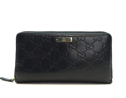 Gucci Monogram Calf Leather Signature Wallet
