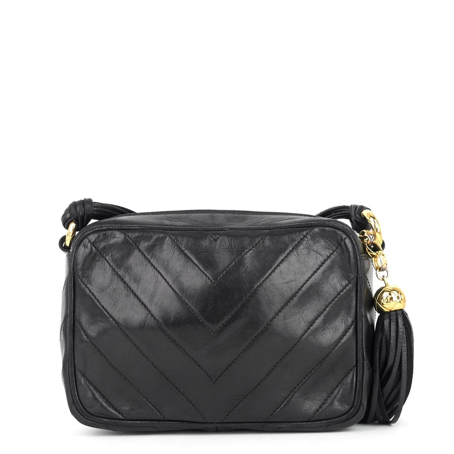 Chanel CC Camera Lambskin Crossbody Bag