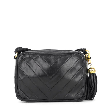 Chanel CC Camera Lambskin Crossbody Bag
