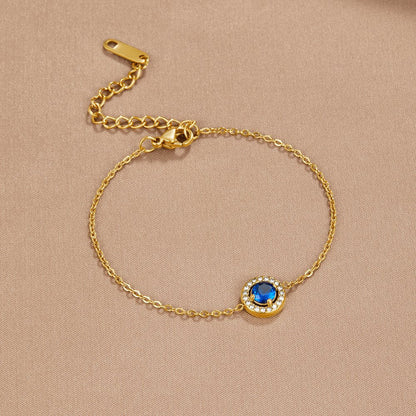 Ocean Blue Crystal Bracelet