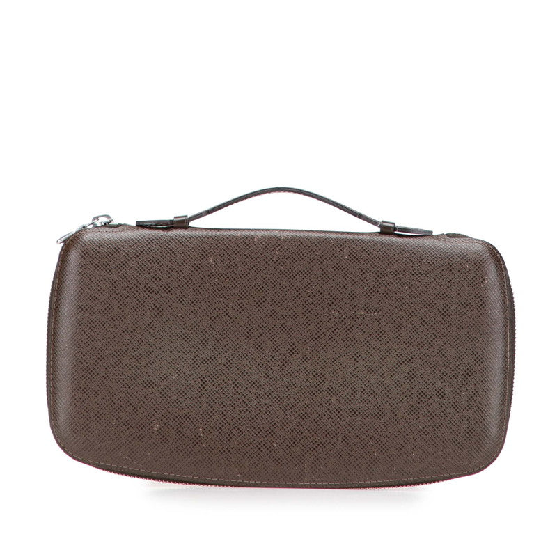 Louis Vuitton Organizer Atoll Taiga Long Wallet