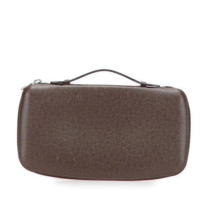 Louis Vuitton Organizer Atoll Taiga Long Wallet
