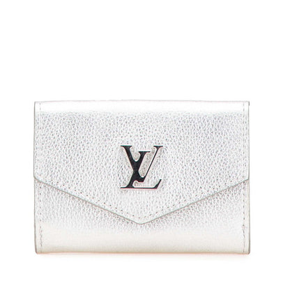 Louis Vuitton Portefeuille Lock Mini Leather Wallet