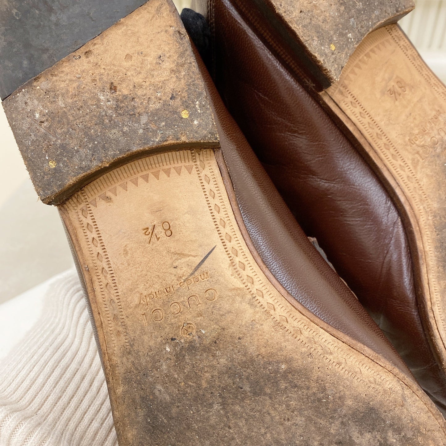 Gucci Donnie Horsebit Brown Leather Loafer