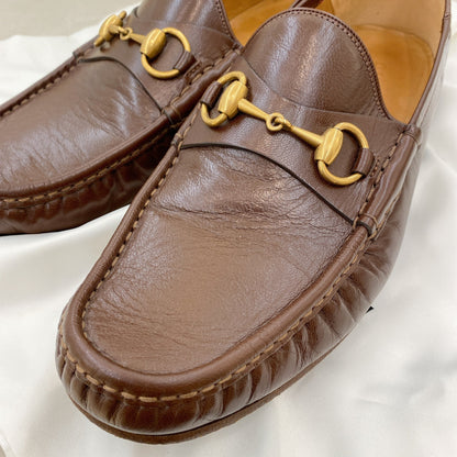 Gucci Donnie Horsebit Brown Leather Loafer