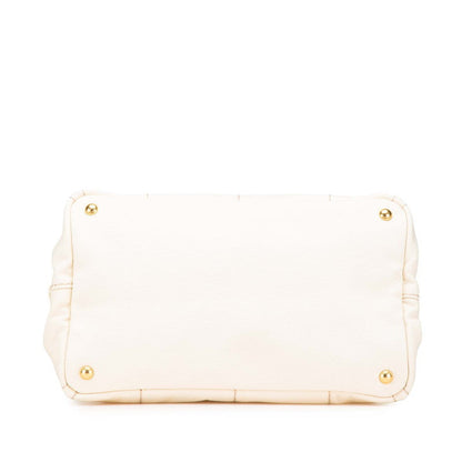Prada Canapa Canvas Tote Bag
