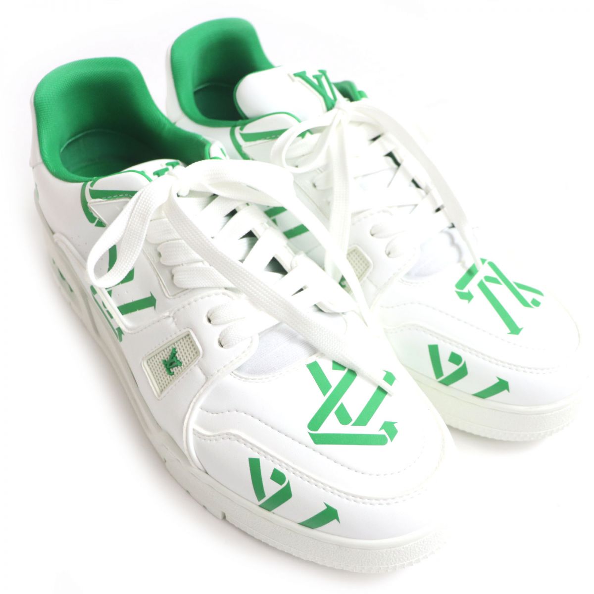 Louis Vuitton LV Trainer Upcycled Sneakers 8.5