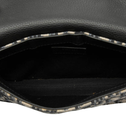 Dior Saddle Oblique Canvas Leather 2way Bag