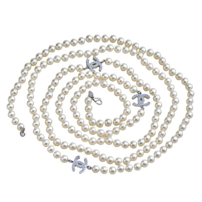 Chanel CC Collection Faux Pearl Necklace