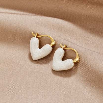 ‘Pure Love’ Heart Earrings